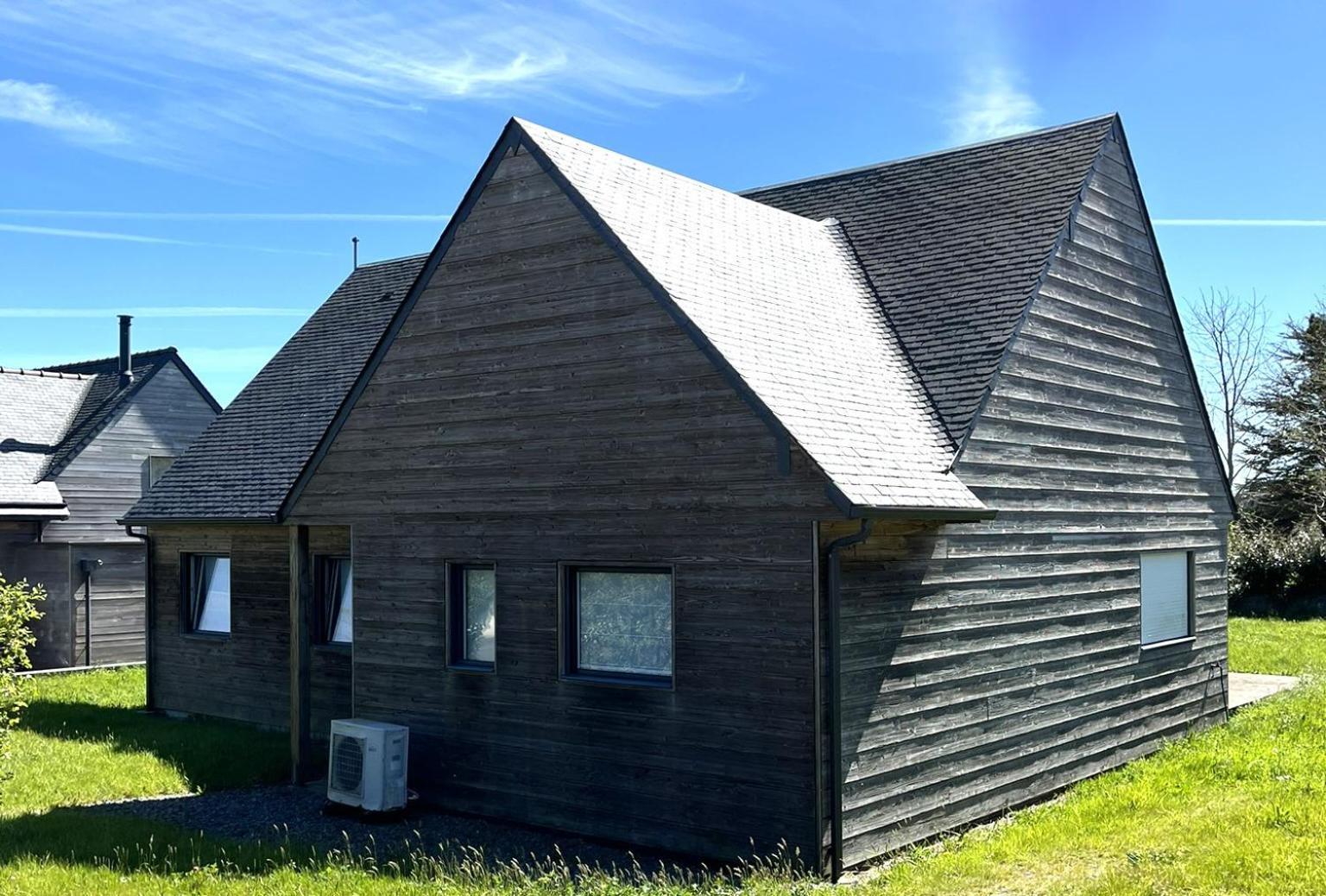Belle Maison En Bois Perros - La Lande Esterno foto