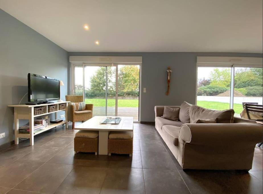 Belle Maison En Bois Perros - La Lande Esterno foto