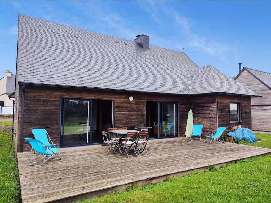 Belle Maison En Bois Perros - La Lande Esterno foto